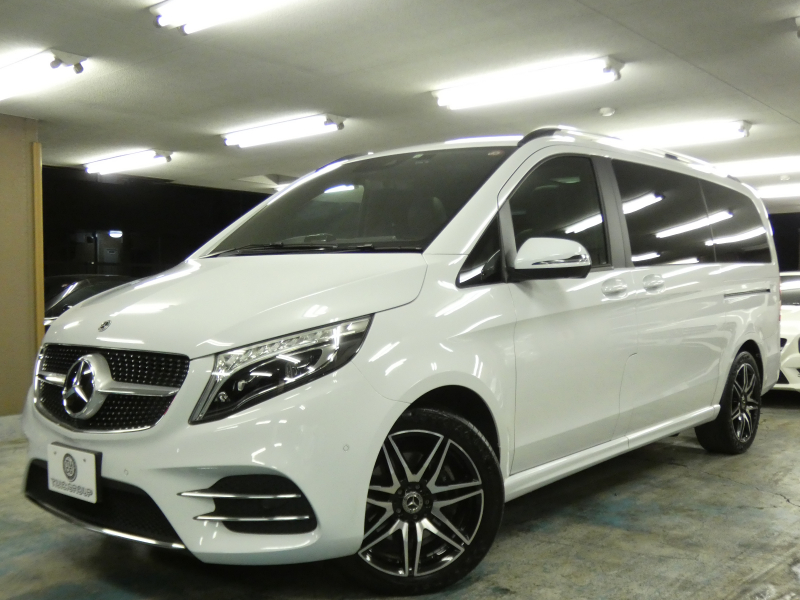 メルセデスベンツ Vクラス V220d ｴｸｽｸﾙｰｼﾌﾞ ﾛﾝｸﾞ ﾌﾟﾗﾁﾅｽｲｰﾄ ﾚｰﾀﾞｰｾｰﾌﾃｨPKG　後期 1ｵｰﾅｰ 受注生産 現行2,000ccE/G 全席ﾅｯﾊﾟﾚｻﾞｰ ｴｸｽｸﾙｰｼﾌﾞｼｰﾄ DINAMICAﾙｰﾌﾗｲﾅｰ ﾊﾟﾉﾗﾏSR MBUXﾅﾋﾞ Aｶｰﾌﾟﾚｲ 360ｶﾒﾗ AMGｴｱﾛ&19AW　新車保証継承可能