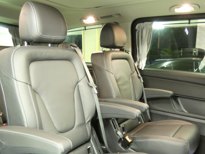 メルセデスベンツ Vクラス V220d ﾏﾙｺﾎﾟｰﾛﾎﾗｲｿﾞﾝ ﾚｰﾀﾞｰｾｰﾌﾃｨPKG　ﾎﾟｯﾌﾟｱｯﾌﾟﾙｰﾌ 最大5名就寝可能 回転式ｼｰﾄ 黒革 HDDﾅﾋﾞ 地ﾃﾞｼﾞ 360ｶﾒﾗ 純正ﾄﾞﾗﾚｺ 両側ﾊﾟﾜｰｽﾗｲﾄﾞﾄﾞｱ　2年保証付