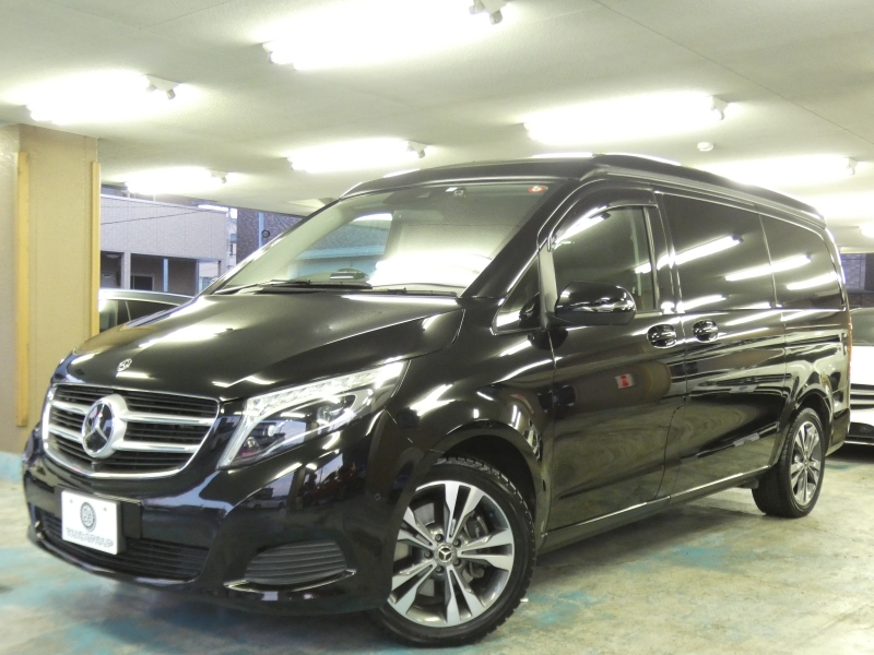 メルセデスベンツ Vクラス V220d ﾏﾙｺﾎﾟｰﾛﾎﾗｲｿﾞﾝ ﾚｰﾀﾞｰｾｰﾌﾃｨPKG　ﾎﾟｯﾌﾟｱｯﾌﾟﾙｰﾌ 最大5名就寝可能 回転式ｼｰﾄ 黒革 HDDﾅﾋﾞ 地ﾃﾞｼﾞ 360ｶﾒﾗ 純正ﾄﾞﾗﾚｺ 両側ﾊﾟﾜｰｽﾗｲﾄﾞﾄﾞｱ　2年保証付