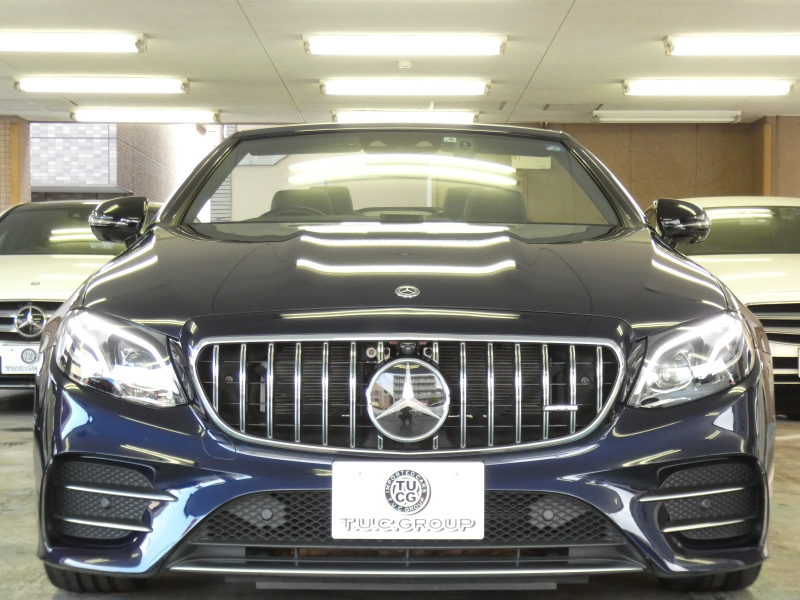 AMG Eクラス E53 4MATIC+ カブリオレ エクスクルーシブ&レーダーセーフティPKG 中期 meコネクト AMGエアロ&20インチアルミ 茶幌 茶×黒ナッパレザー ヒーター&ベンチレーター マッサージ機能 HDDナビ 地デジ Appleカープレイ 360度カメラ ヘッドアップD Burmester LEDヘッドライト 2年保証付