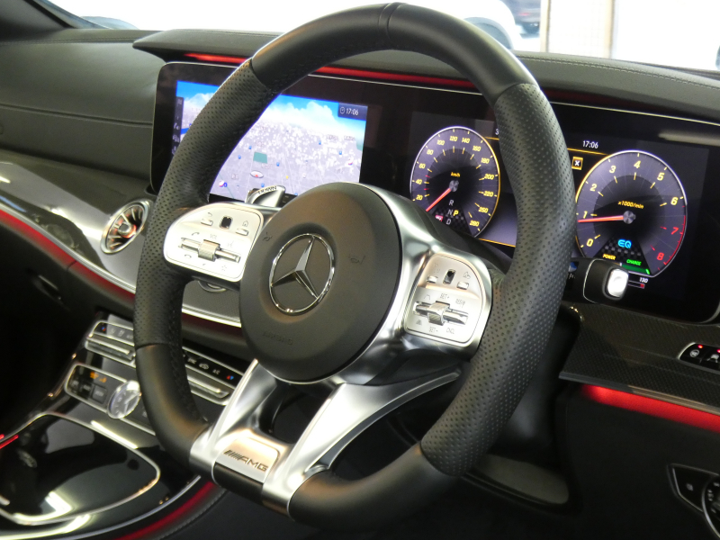 AMG Eクラス E53 4MATIC+ カブリオレ エクスクルーシブ&レーダーセーフティPKG 中期 meコネクト AMGエアロ&20インチアルミ 茶幌 茶×黒ナッパレザー ヒーター&ベンチレーター マッサージ機能 HDDナビ 地デジ Appleカープレイ 360度カメラ ヘッドアップD Burmester LEDヘッドライト 2年保証付