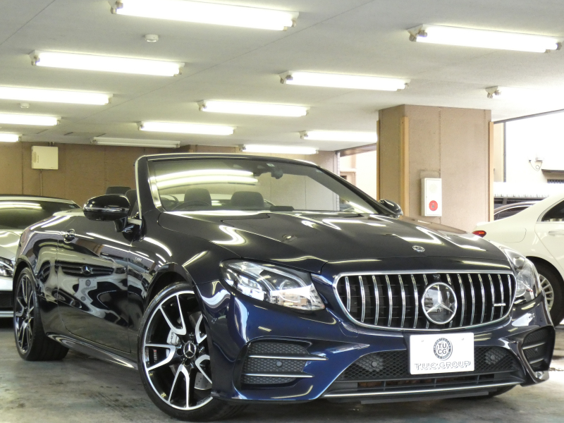 AMG Eクラス E53 4MATIC+ カブリオレ エクスクルーシブ&レーダーセーフティPKG 中期 meコネクト AMGエアロ&20インチアルミ 茶幌 茶×黒ナッパレザー ヒーター&ベンチレーター マッサージ機能 HDDナビ 地デジ Appleカープレイ 360度カメラ ヘッドアップD Burmester LEDヘッドライト 2年保証付