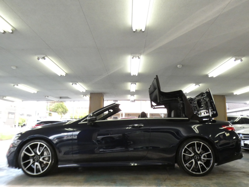 AMG Eクラス E53 4MATIC+ カブリオレ エクスクルーシブ&レーダーセーフティPKG 中期 meコネクト AMGエアロ&20インチアルミ 茶幌 茶×黒ナッパレザー ヒーター&ベンチレーター マッサージ機能 HDDナビ 地デジ Appleカープレイ 360度カメラ ヘッドアップD Burmester LEDヘッドライト 2年保証付