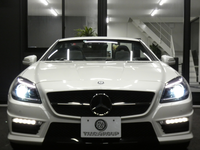 AMG SLKクラス SLK55 AMG ﾚｰﾀﾞｰｾｰﾌﾃｨPKG　左ﾊﾝﾄﾞﾙ 422ps ｷｰﾚｽｺﾞｰ ﾏｼﾞｯｸｽｶｲR ﾅｯﾊﾟ革ｼｰﾄ ﾋｰﾀｰ&ｴｱｽｶｰﾌ 純正ﾅﾋﾞTV TVｷｬﾝｾﾗｰ Bｶﾒﾗ harman/kardon IWCｸﾛｯｸ AMGｴｱﾛ&18AW AMG強化ｻｽ&ﾌﾞﾚｰｷ AMGｽﾎﾟｰﾂｴｸﾞｿﾞｰｽﾄ　2年保証付