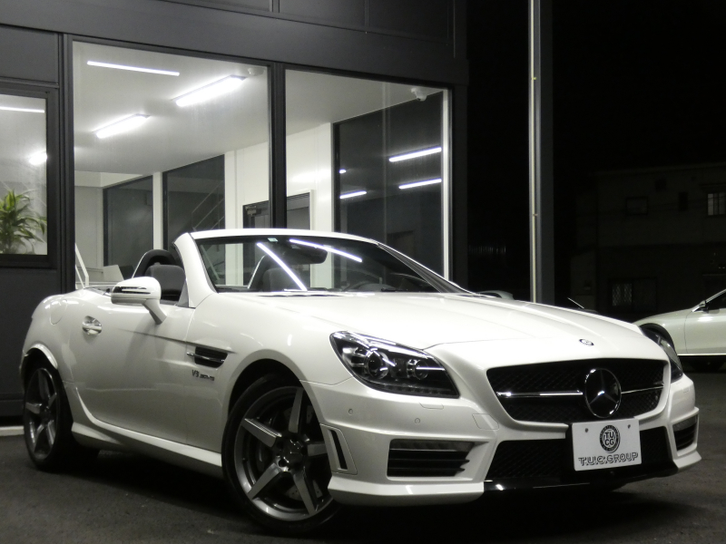 AMG SLKクラス SLK55 AMG ﾚｰﾀﾞｰｾｰﾌﾃｨPKG　左ﾊﾝﾄﾞﾙ 422ps ｷｰﾚｽｺﾞｰ ﾏｼﾞｯｸｽｶｲR ﾅｯﾊﾟ革ｼｰﾄ ﾋｰﾀｰ&ｴｱｽｶｰﾌ 純正ﾅﾋﾞTV TVｷｬﾝｾﾗｰ Bｶﾒﾗ harman/kardon IWCｸﾛｯｸ AMGｴｱﾛ&18AW AMG強化ｻｽ&ﾌﾞﾚｰｷ AMGｽﾎﾟｰﾂｴｸﾞｿﾞｰｽﾄ　2年保証付