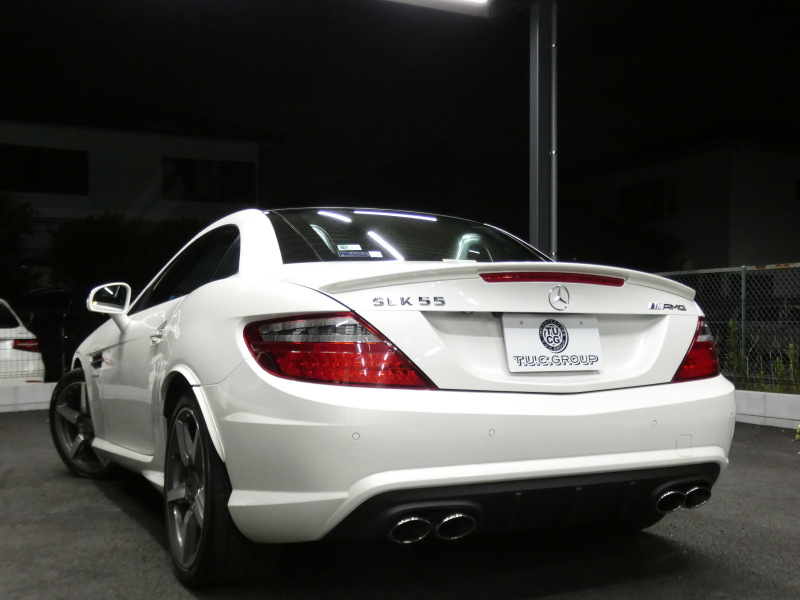 AMG SLKクラス SLK55 AMG ﾚｰﾀﾞｰｾｰﾌﾃｨPKG　左ﾊﾝﾄﾞﾙ 422ps ｷｰﾚｽｺﾞｰ ﾏｼﾞｯｸｽｶｲR ﾅｯﾊﾟ革ｼｰﾄ ﾋｰﾀｰ&ｴｱｽｶｰﾌ 純正ﾅﾋﾞTV TVｷｬﾝｾﾗｰ Bｶﾒﾗ harman/kardon IWCｸﾛｯｸ AMGｴｱﾛ&18AW AMG強化ｻｽ&ﾌﾞﾚｰｷ AMGｽﾎﾟｰﾂｴｸﾞｿﾞｰｽﾄ　2年保証付