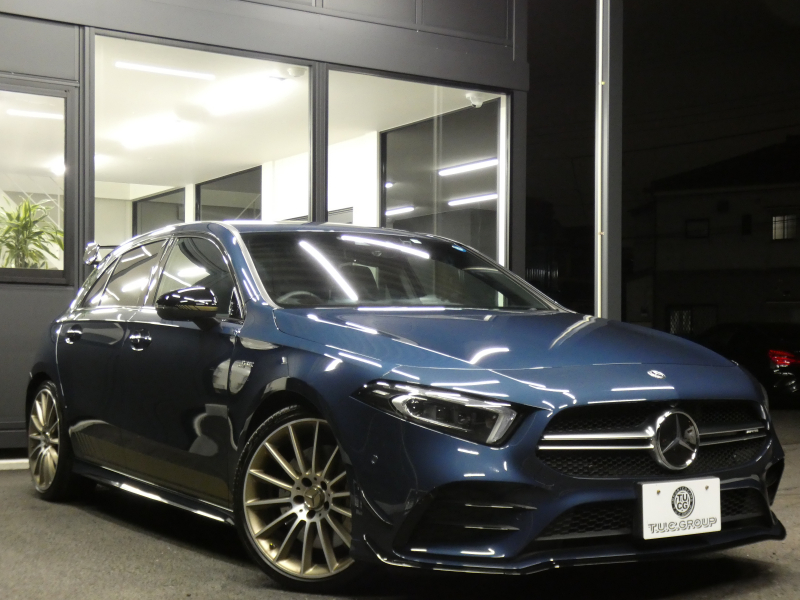 AMG Aクラス A35 4MATIC Edition1　600台限定 meｺﾈｸﾄ AMGﾊﾟﾌｫｰﾏﾝｽｼｰﾄ&ｽﾃｱﾘﾝｸﾞ 専用ｴｸｽﾃﾘｱ/ｲﾝﾃﾘｱ AMGｴｱﾛ 専用19ｲﾝﾁAW AMGﾅｲﾄPKG ﾚｰﾀﾞｰｾｰﾌﾃｨPKG MBUXﾅﾋﾞ 地ﾃﾞｼﾞ 360ｶﾒﾗ HUD ｱﾄﾞﾊﾞﾝｽﾄﾞS　2年保証付