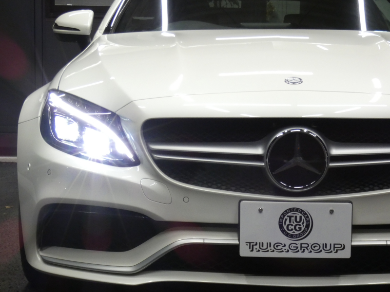 AMG Cクラス C63 ｸｰﾍﾟ ﾚｰﾀﾞｰｾｰﾌﾃｨPKG　AMG19ｲﾝﾁAW &AMGｴｱﾛ ﾌﾞﾗｯｸﾅｯﾊﾟﾚｻﾞｰ ﾅﾋﾞTV Bｶﾒﾗ Burmester ﾄﾞﾗﾚｺ 自動ﾄﾗﾝｸ/ﾌｯﾄOP ｴｱﾊﾞﾗﾝｽPKG/ﾊﾟﾌｭｰﾑｱﾄﾏｲｻﾞｰ LEDﾍｯﾄﾞﾗｲﾄ　2年保証付