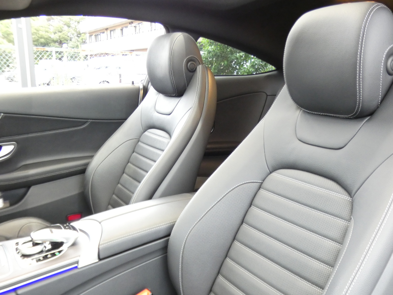 メルセデスベンツ Cクラス C180 ｸｰﾍﾟ ｽﾎﾟｰﾂ ﾚｻﾞｰｴｸｽｸﾙｰｼﾌﾞ&ﾚｰﾀﾞｰｾｰﾌﾃｨPKG　後期 meｺﾈｸﾄ 黒本革 ﾊﾟﾉﾗﾏSR ﾅﾋﾞTV Aｶｰﾌﾟﾚｲ Bｶﾒﾗ ﾍｯﾄﾞｱｯﾌﾟD ｴｱﾊﾞﾗﾝｽPKG ﾀﾞｲﾅﾐｯｸｾﾚｸﾄ AMGｴｱﾛ AMG19ｲﾝﾁAW LEDﾍｯﾄﾞﾗｲﾄ　2年保証付