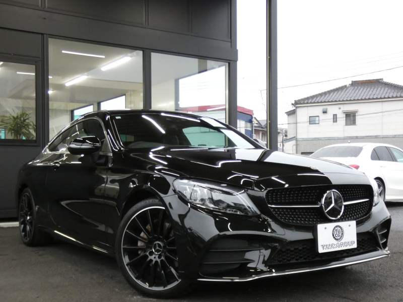 メルセデスベンツ Cクラス C180 ｸｰﾍﾟ ｽﾎﾟｰﾂ ﾚｻﾞｰｴｸｽｸﾙｰｼﾌﾞ&ﾚｰﾀﾞｰｾｰﾌﾃｨPKG　後期 meｺﾈｸﾄ 黒本革 ﾊﾟﾉﾗﾏSR ﾅﾋﾞTV Aｶｰﾌﾟﾚｲ Bｶﾒﾗ ﾍｯﾄﾞｱｯﾌﾟD ｴｱﾊﾞﾗﾝｽPKG ﾀﾞｲﾅﾐｯｸｾﾚｸﾄ AMGｴｱﾛ AMG19ｲﾝﾁAW LEDﾍｯﾄﾞﾗｲﾄ　2年保証付