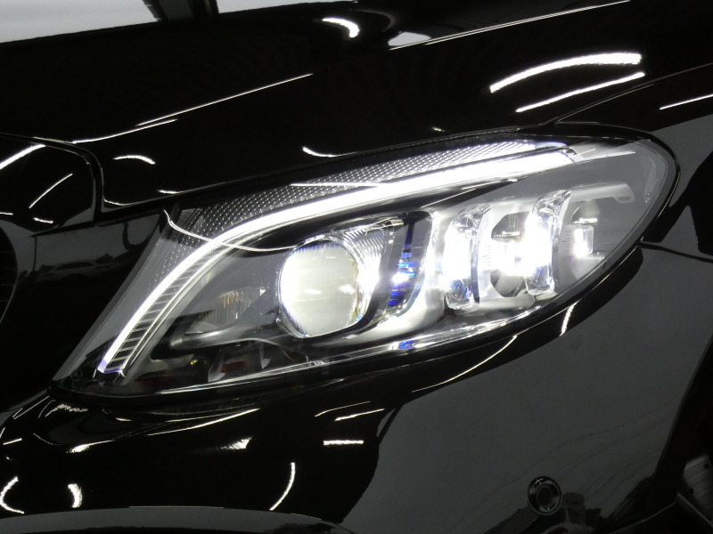 メルセデスベンツ Cクラス C180 ｸｰﾍﾟ ｽﾎﾟｰﾂ ﾚｻﾞｰｴｸｽｸﾙｰｼﾌﾞ&ﾚｰﾀﾞｰｾｰﾌﾃｨPKG　後期 meｺﾈｸﾄ 黒本革 ﾊﾟﾉﾗﾏSR ﾅﾋﾞTV Aｶｰﾌﾟﾚｲ Bｶﾒﾗ ﾍｯﾄﾞｱｯﾌﾟD ｴｱﾊﾞﾗﾝｽPKG ﾀﾞｲﾅﾐｯｸｾﾚｸﾄ AMGｴｱﾛ AMG19ｲﾝﾁAW LEDﾍｯﾄﾞﾗｲﾄ　2年保証付