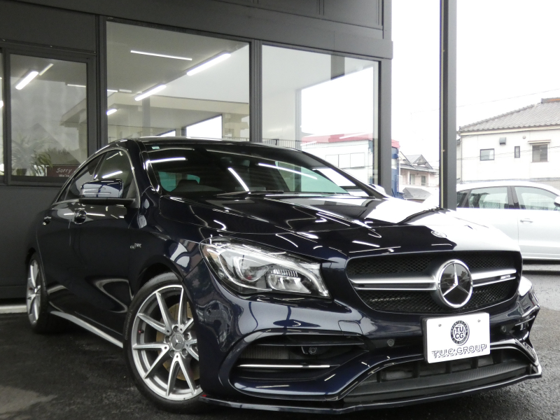 AMG CLAクラス CLA45 4MATIC ﾚｰﾀﾞｰｾｰﾌﾃｨPKG　後期 381ps ｷｰﾚｽｺﾞｰ 黒本革 ﾊﾟﾉﾗﾏSR ﾅﾋﾞTV Aｶｰﾌﾟﾚｲ Bｶﾒﾗ ﾀﾞｲﾅﾐｯｸｾﾚｸﾄ LEDﾗｲﾄ ｱﾀﾞﾌﾟﾃｨﾌﾞHB ﾊﾟﾄﾞﾙｼﾌﾄ AMGｴｱﾛ&18ｲﾝﾁAW　2年保証付