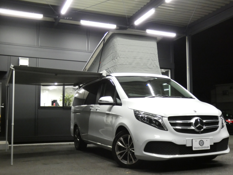 メルセデスベンツ Vクラス V220d ﾏﾙｺﾎﾟｰﾛﾎﾗｲｿﾞﾝ ﾚｰﾀﾞｰｾｰﾌﾃｨPKG　後期型 ｻｲﾄﾞｵｰﾆﾝｸﾞ ﾎﾟｯﾌﾟｱｯﾌﾟﾙｰﾌ 最大5名就寝可能 回転式ｼｰﾄ 黒本革 ﾍﾞﾝﾁﾚｰﾀｰ HDDﾅﾋﾞ 地ﾃﾞｼﾞ 360ｶﾒﾗ ﾃﾞｼﾞﾀﾙｲﾝﾅｰﾐﾗｰ 両側ﾊﾟﾜｰｽﾗｲﾄﾞ LEDﾍｯﾄﾞﾗｲﾄ　2年保証付