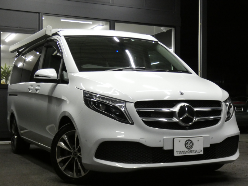 メルセデスベンツ Vクラス V220d ﾏﾙｺﾎﾟｰﾛﾎﾗｲｿﾞﾝ ﾚｰﾀﾞｰｾｰﾌﾃｨPKG　後期型 ｻｲﾄﾞｵｰﾆﾝｸﾞ ﾎﾟｯﾌﾟｱｯﾌﾟﾙｰﾌ 最大5名就寝可能 回転式ｼｰﾄ 黒本革 ﾍﾞﾝﾁﾚｰﾀｰ HDDﾅﾋﾞ 地ﾃﾞｼﾞ 360ｶﾒﾗ ﾃﾞｼﾞﾀﾙｲﾝﾅｰﾐﾗｰ 両側ﾊﾟﾜｰｽﾗｲﾄﾞ LEDﾍｯﾄﾞﾗｲﾄ　2年保証付