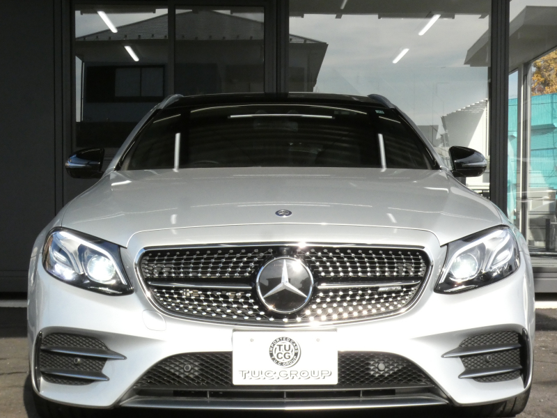 AMG Eクラス E43 4MATICｽﾃｰｼｮﾝﾜｺﾞﾝ ﾚｰﾀﾞｰｾｰﾌﾃｨPKG　ﾌﾞﾗｯｸﾅｯﾊﾟﾚｻﾞｰ 全席ｼｰﾄﾋｰﾀｰ ﾊﾟﾉﾗﾏｻﾝﾙｰﾌ HDDﾅﾋﾞ 地ﾃﾞｼﾞ Appleｶｰﾌﾟﾚｲ 360ｶﾒﾗ F/Rﾄﾞﾗﾚｺ ｴｱｻｽ Burmester LEDﾍｯﾄﾞﾗｲﾄ 20ｲﾝﾁｱﾙﾐ　2年保証付