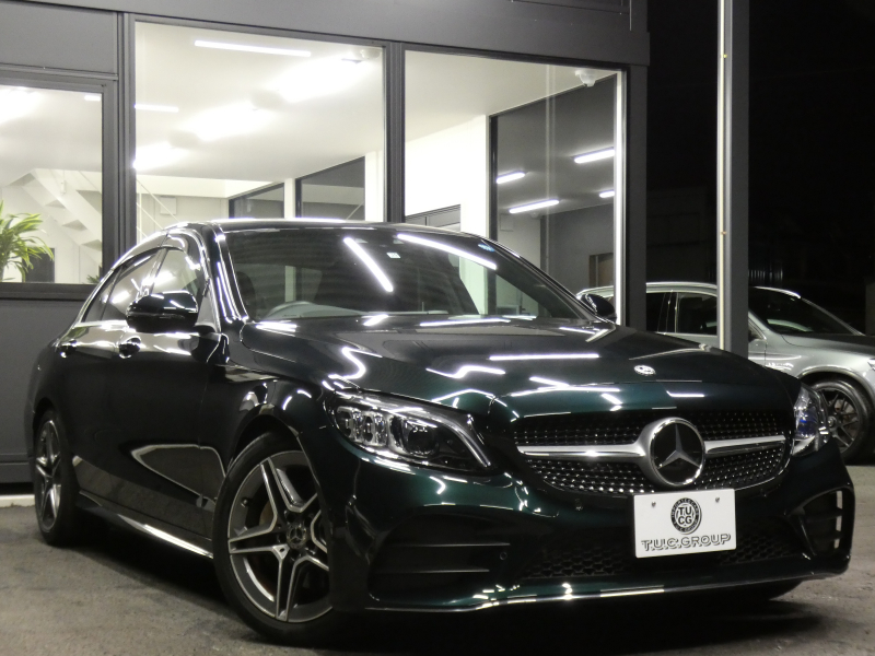 メルセデスベンツ Cクラス C200ｱﾊﾞﾝｷﾞｬﾙﾄﾞ AMGﾗｲﾝ ﾚｻﾞｰｴｸｽｸﾙｰｼﾌﾞ&ﾚｰﾀﾞｰｾｰﾌﾃｨPKG　後期 1ｵｰﾅｰ BSG搭載 9速AT meｺﾈｸﾄ 赤本革 HDDﾅﾋﾞ 地ﾃﾞｼﾞ Appleｶｰﾌﾟﾚｲ Bｶﾒﾗ ﾍｯﾄﾞｱｯﾌﾟD Burmester 液晶ﾒｰﾀｰ LEDﾍｯﾄﾞﾗｲﾄ　2年保証付