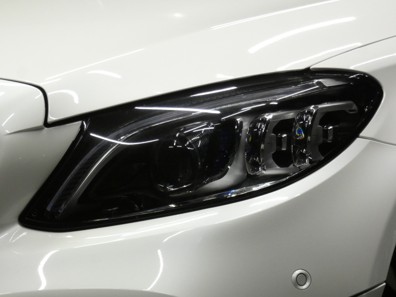 AMG Cクラス C43 4MATIC ｶﾌﾞﾘｵﾚ ﾚｰﾀﾞｰｾｰﾌﾃｨPKG　後期 390ps meｺﾈｸﾄ 赤革 赤幌 HDDﾅﾋﾞ 地ﾃﾞｼﾞ Appleｶｰﾌﾟﾚｲ ﾍｯﾄﾞｱｯﾌﾟD Burmester ﾏﾙﾁﾋﾞｰﾑLEDﾍｯﾄﾞﾗｲﾄ　2年保証付