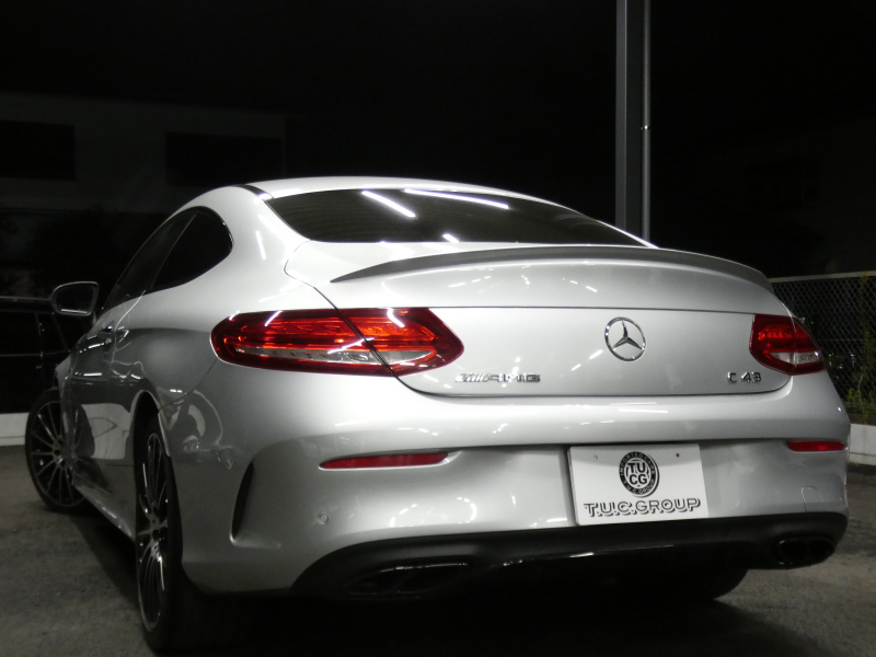 AMG Cクラス C43 4MATIC ｸｰﾍﾟ ﾚｰﾀﾞｰｾｰﾌﾃｨPKG　9速AT AMGｴｱﾛ&19ｲﾝﾁｱﾙﾐ ﾊﾟﾅﾒﾘｶｰﾅｸﾞﾘﾙ 黒本革 HDDﾅﾋﾞ 地ﾃﾞｼﾞ ﾊﾞｯｸｶﾒﾗ Burmester ﾊﾟﾌｭｰﾑｱﾄﾏｲｻﾞｰ 前後ﾄﾞﾗﾚｺ LEDﾍｯﾄﾞﾗｲﾄ/ｱﾀﾞﾌﾟﾃｨﾌﾞHB　2年保証付