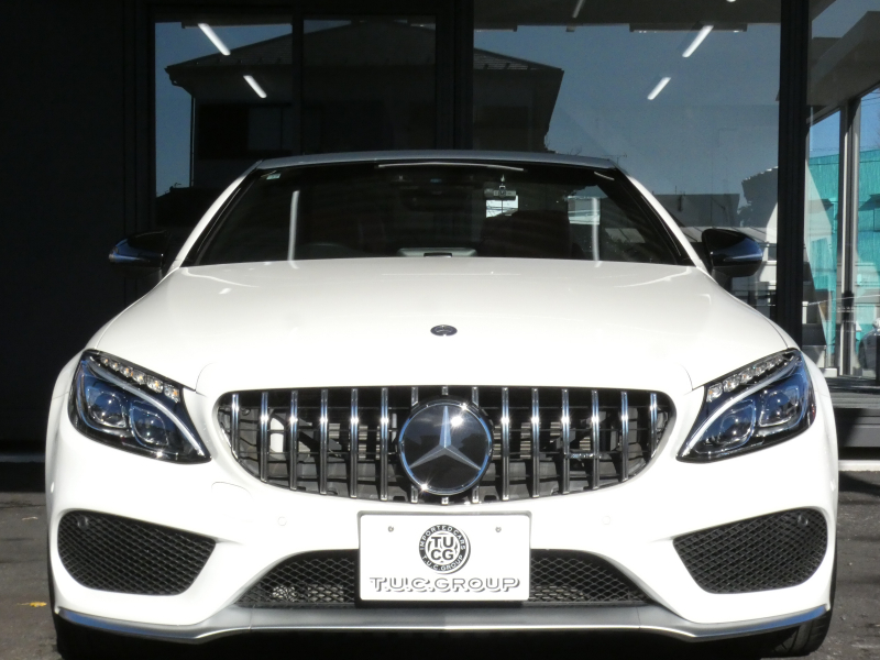 AMG Cクラス C43 4MATIC ｶﾌﾞﾘｵﾚ ﾚｰﾀﾞｰｾｰﾌﾃｨPKG　9速AT AMGｴｱﾛ&19ｲﾝﾁｱﾙﾐ 赤革 赤幌 HDDﾅﾋﾞ 地ﾃﾞｼﾞ Bluetoothｵｰﾃﾞｨｵ ﾌﾞﾙﾒｽﾀｰ 360度ﾄﾞﾗﾚｺ LEDﾍｯﾄﾞﾗｲﾄ ｴｱﾊﾞﾗﾝｽPKG　2年保証付