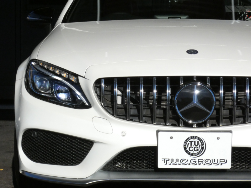 AMG Cクラス C43 4MATIC ｶﾌﾞﾘｵﾚ ﾚｰﾀﾞｰｾｰﾌﾃｨPKG　9速AT AMGｴｱﾛ&19ｲﾝﾁｱﾙﾐ 赤革 赤幌 HDDﾅﾋﾞ 地ﾃﾞｼﾞ Bluetoothｵｰﾃﾞｨｵ ﾌﾞﾙﾒｽﾀｰ 360度ﾄﾞﾗﾚｺ LEDﾍｯﾄﾞﾗｲﾄ ｴｱﾊﾞﾗﾝｽPKG　2年保証付