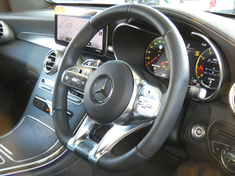 AMG GLCクーペ GLC43 4MATIC ｸｰﾍﾟ ﾚｻﾞｰｴｸｽｸﾙｰｼﾌﾞ&ﾚｰﾀﾞｰｾｰﾌﾃｨPKG　後期 390ps meｺﾈｸﾄ 黒本革/ﾍﾞﾝﾁﾚｰﾀｰ ｻﾝﾙｰﾌ MBUXﾅﾋﾞ 地ﾃﾞｼﾞ 360ｶﾒﾗ ﾍｯﾄﾞｱｯﾌﾟD ｴｱﾊﾞﾗﾝｽPKG ﾏﾙﾁﾋﾞｰﾑLEDﾍｯﾄﾞﾗｲﾄ AMGｴｱﾛ/20ｲﾝﾁAW　2年保証付