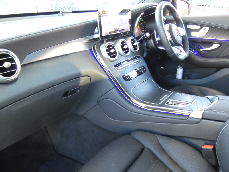 AMG GLCクーペ GLC43 4MATIC ｸｰﾍﾟ ﾚｻﾞｰｴｸｽｸﾙｰｼﾌﾞ&ﾚｰﾀﾞｰｾｰﾌﾃｨPKG　後期 390ps meｺﾈｸﾄ 黒本革/ﾍﾞﾝﾁﾚｰﾀｰ ｻﾝﾙｰﾌ MBUXﾅﾋﾞ 地ﾃﾞｼﾞ 360ｶﾒﾗ ﾍｯﾄﾞｱｯﾌﾟD ｴｱﾊﾞﾗﾝｽPKG ﾏﾙﾁﾋﾞｰﾑLEDﾍｯﾄﾞﾗｲﾄ AMGｴｱﾛ/20ｲﾝﾁAW　2年保証付