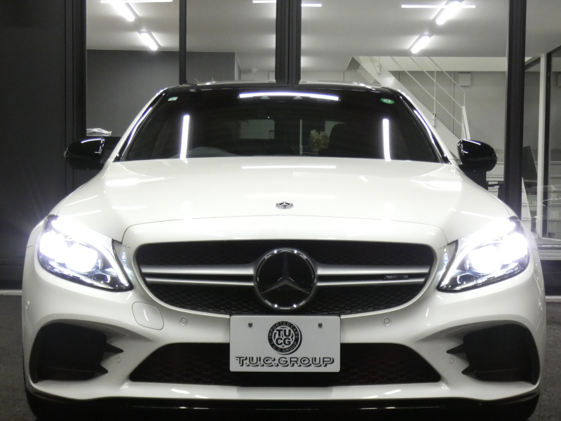 AMG Cクラス C43 4MATIC ﾚｰﾀﾞｰｾｰﾌﾃｨPKG　後期 390ps meｺﾈｸﾄ 黒本革 ﾊﾟﾉﾗﾏSR HDDﾅﾋﾞ 地ﾃﾞｼﾞ Appleｶｰﾌﾟﾚｲ ﾍｯﾄﾞｱｯﾌﾟD Burmester ｴｱﾊﾞﾗﾝｽPKG ｵｰﾄﾄﾗﾝｸ ﾏﾙﾁﾋﾞｰﾑLEDﾍｯﾄﾞﾗｲﾄ　2年保証付