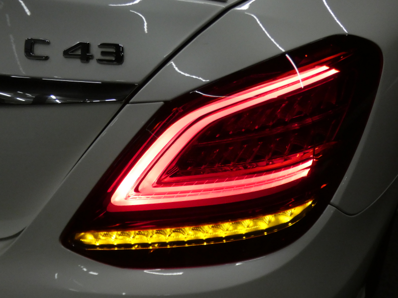 AMG Cクラス C43 4MATIC ﾚｰﾀﾞｰｾｰﾌﾃｨPKG　後期 390ps meｺﾈｸﾄ 黒本革 ﾊﾟﾉﾗﾏSR HDDﾅﾋﾞ 地ﾃﾞｼﾞ Appleｶｰﾌﾟﾚｲ ﾍｯﾄﾞｱｯﾌﾟD Burmester ｴｱﾊﾞﾗﾝｽPKG ｵｰﾄﾄﾗﾝｸ ﾏﾙﾁﾋﾞｰﾑLEDﾍｯﾄﾞﾗｲﾄ　2年保証付