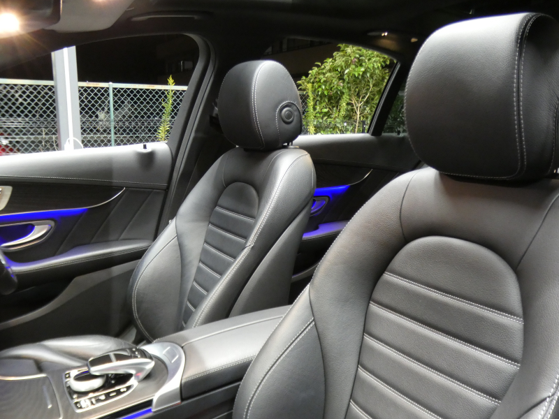 AMG Cクラス C43 4MATIC ﾚｰﾀﾞｰｾｰﾌﾃｨPKG　後期 390ps meｺﾈｸﾄ 黒本革 ﾊﾟﾉﾗﾏSR HDDﾅﾋﾞ 地ﾃﾞｼﾞ Appleｶｰﾌﾟﾚｲ ﾍｯﾄﾞｱｯﾌﾟD Burmester ｴｱﾊﾞﾗﾝｽPKG ｵｰﾄﾄﾗﾝｸ ﾏﾙﾁﾋﾞｰﾑLEDﾍｯﾄﾞﾗｲﾄ　2年保証付