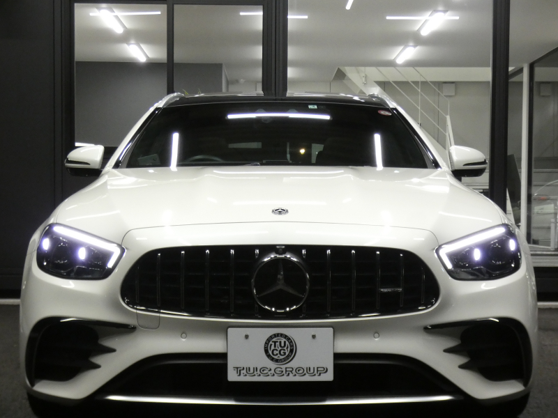 AMG Eクラス E53 4MATIC+ ｽﾃｰｼｮﾝﾜｺﾞﾝ ｴｸｽｸﾙｰｼﾌﾞ&ﾚｰﾀﾞｰｾｰﾌﾃｨPKG ISG搭載 後期ﾓﾃﾞﾙ 1ｵｰﾅｰ meｺﾈｸﾄ 黒ﾅｯﾊﾟﾚｻﾞｰ/ﾍﾞﾝﾁﾚｰﾀｰ ﾊﾟﾉﾗﾏｻﾝﾙｰﾌ MBUXﾅﾋﾞ 地ﾃﾞｼﾞ 360ｶﾒﾗ Aｶｰﾌﾟﾚｲ Burmester ﾍｯﾄﾞｱｯﾌﾟD　2年保証付