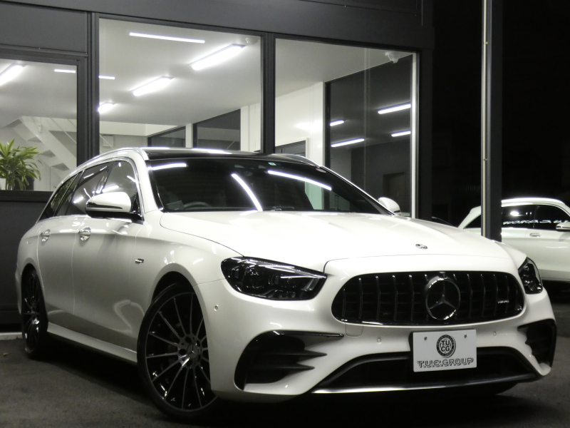 AMG Eクラス E53 4MATIC+ ｽﾃｰｼｮﾝﾜｺﾞﾝ ｴｸｽｸﾙｰｼﾌﾞ&ﾚｰﾀﾞｰｾｰﾌﾃｨPKG ISG搭載 後期ﾓﾃﾞﾙ 1ｵｰﾅｰ meｺﾈｸﾄ 黒ﾅｯﾊﾟﾚｻﾞｰ/ﾍﾞﾝﾁﾚｰﾀｰ ﾊﾟﾉﾗﾏｻﾝﾙｰﾌ MBUXﾅﾋﾞ 地ﾃﾞｼﾞ 360ｶﾒﾗ Aｶｰﾌﾟﾚｲ Burmester ﾍｯﾄﾞｱｯﾌﾟD　2年保証付