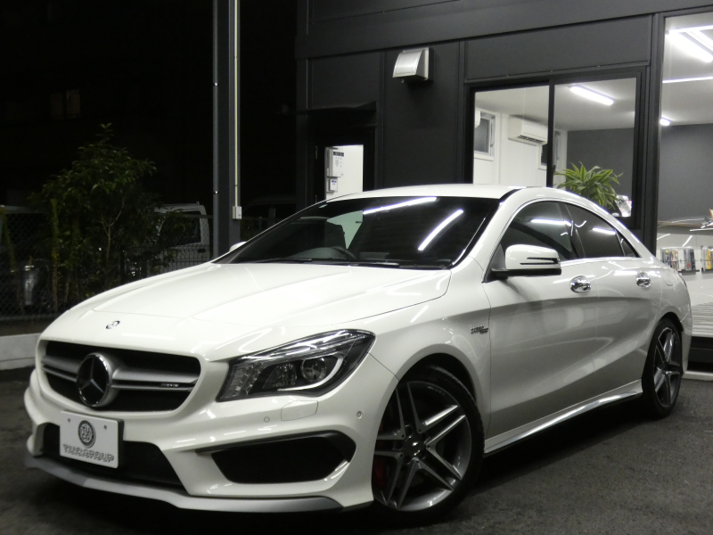 AMG Aクラス CLA45 AMG 4MATIC ﾚｰﾀﾞｰｾｰﾌﾃｨPKG　AMGｴｱﾛ&18AW 強化ﾌﾞﾚｰｷ&ｻｽﾍﾟﾝｼｮﾝ ﾃﾞｨｽﾄﾛﾆｯｸﾌﾟﾗｽ 黒本革ｼｰﾄ HDDﾅﾋﾞ 地ﾃﾞｼﾞ Bｶﾒﾗ ｷｾﾉﾝﾗｲﾄ ｱﾀﾞﾌﾟﾃｨﾌﾞHB ﾊﾟﾄﾞﾙｼﾌﾄ ﾃﾞｼﾞﾀﾙｲﾝﾅｰﾐﾗｰ　2年保証付
