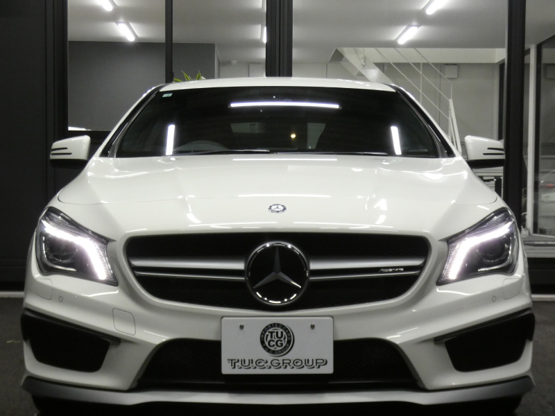 AMG Aクラス CLA45 AMG 4MATIC ﾚｰﾀﾞｰｾｰﾌﾃｨPKG　AMGｴｱﾛ&18AW 強化ﾌﾞﾚｰｷ&ｻｽﾍﾟﾝｼｮﾝ ﾃﾞｨｽﾄﾛﾆｯｸﾌﾟﾗｽ 黒本革ｼｰﾄ HDDﾅﾋﾞ 地ﾃﾞｼﾞ Bｶﾒﾗ ｷｾﾉﾝﾗｲﾄ ｱﾀﾞﾌﾟﾃｨﾌﾞHB ﾊﾟﾄﾞﾙｼﾌﾄ ﾃﾞｼﾞﾀﾙｲﾝﾅｰﾐﾗｰ　2年保証付