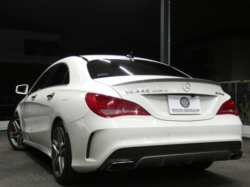 AMG Aクラス CLA45 AMG 4MATIC ﾚｰﾀﾞｰｾｰﾌﾃｨPKG　AMGｴｱﾛ&18AW 強化ﾌﾞﾚｰｷ&ｻｽﾍﾟﾝｼｮﾝ ﾃﾞｨｽﾄﾛﾆｯｸﾌﾟﾗｽ 黒本革ｼｰﾄ HDDﾅﾋﾞ 地ﾃﾞｼﾞ Bｶﾒﾗ ｷｾﾉﾝﾗｲﾄ ｱﾀﾞﾌﾟﾃｨﾌﾞHB ﾊﾟﾄﾞﾙｼﾌﾄ ﾃﾞｼﾞﾀﾙｲﾝﾅｰﾐﾗｰ　2年保証付