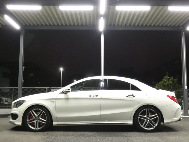 AMG Aクラス CLA45 AMG 4MATIC ﾚｰﾀﾞｰｾｰﾌﾃｨPKG　AMGｴｱﾛ&18AW 強化ﾌﾞﾚｰｷ&ｻｽﾍﾟﾝｼｮﾝ ﾃﾞｨｽﾄﾛﾆｯｸﾌﾟﾗｽ 黒本革ｼｰﾄ HDDﾅﾋﾞ 地ﾃﾞｼﾞ Bｶﾒﾗ ｷｾﾉﾝﾗｲﾄ ｱﾀﾞﾌﾟﾃｨﾌﾞHB ﾊﾟﾄﾞﾙｼﾌﾄ ﾃﾞｼﾞﾀﾙｲﾝﾅｰﾐﾗｰ　2年保証付