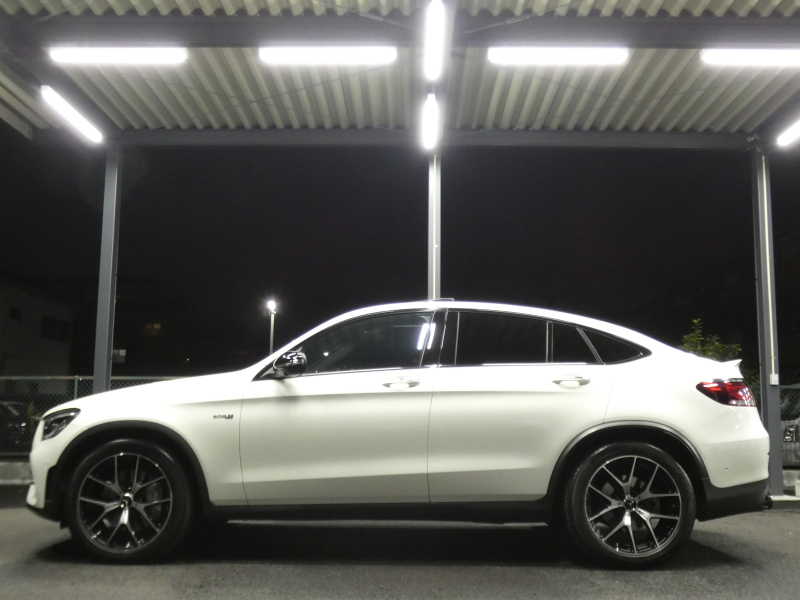 AMG GLCクーペ GLC43 4MATIC ｸｰﾍﾟ ﾚｻﾞｰｴｸｽｸﾙｰｼﾌﾞ&ﾚｰﾀﾞｰｾｰﾌﾃｨPKG　後期 1ｵｰﾅｰ 390ps meｺﾈｸﾄ 黒本革/ﾍﾞﾝﾁﾚｰﾀｰ ｻﾝﾙｰﾌ MBUXﾅﾋﾞ 地ﾃﾞｼﾞ 360ｶﾒﾗ ﾍｯﾄﾞｱｯﾌﾟD Burmester ｴｱﾊﾞﾗﾝｽPKG LEDﾍｯﾄﾞﾗｲﾄ AMGｴｱﾛ/20ｲﾝﾁAW　2年保証付