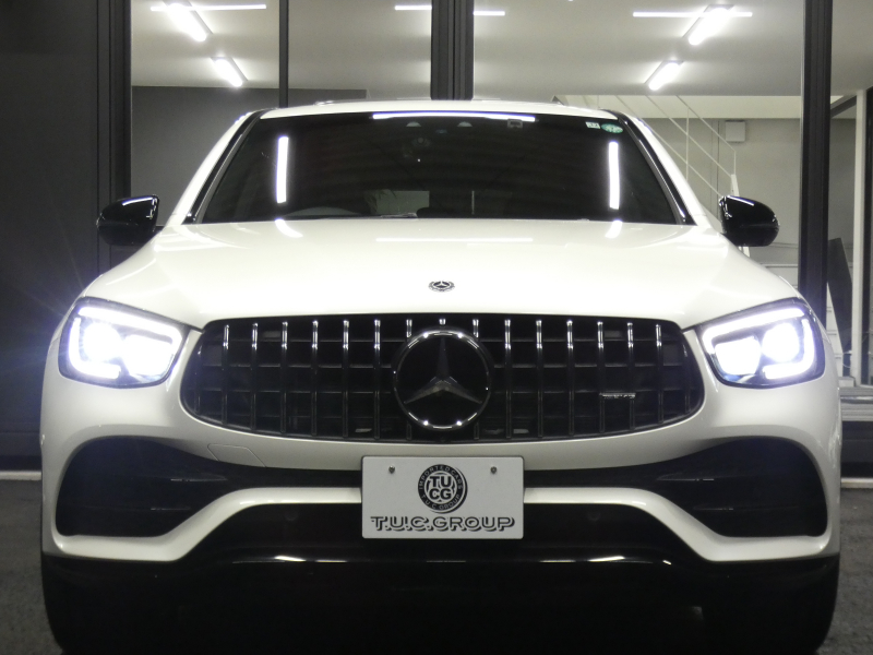 AMG GLCクーペ GLC43 4MATIC ｸｰﾍﾟ ﾚｻﾞｰｴｸｽｸﾙｰｼﾌﾞ&ﾚｰﾀﾞｰｾｰﾌﾃｨPKG　後期 1ｵｰﾅｰ 390ps meｺﾈｸﾄ 黒本革/ﾍﾞﾝﾁﾚｰﾀｰ ｻﾝﾙｰﾌ MBUXﾅﾋﾞ 地ﾃﾞｼﾞ 360ｶﾒﾗ ﾍｯﾄﾞｱｯﾌﾟD Burmester ｴｱﾊﾞﾗﾝｽPKG LEDﾍｯﾄﾞﾗｲﾄ AMGｴｱﾛ/20ｲﾝﾁAW　2年保証付