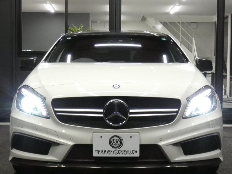 AMG Aクラス A45 AMG 4MATIC AMGｱﾄﾞﾊﾞﾝｽﾄﾞ&ｾｰﾌﾃｨPKG　AMGﾊﾟﾌｫｰﾏﾝｽｼｰﾄ&ｽﾃｱﾘﾝｸﾞ ﾊﾟﾉﾗﾏSR ﾅﾋﾞ 地ﾃﾞｼﾞ Bｶﾒﾗ harman/kardon ﾊﾟﾄﾞﾙｼﾌﾄ PTS AMGｴｱﾛ&18AW 　2年保証付