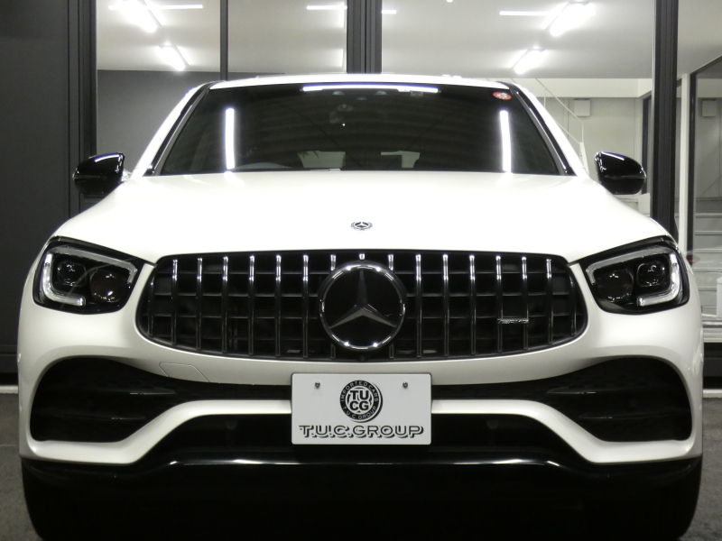 AMG GLCクーペ GLC43 4MATIC ｸｰﾍﾟ ﾚｻﾞｰｴｸｽｸﾙｰｼﾌﾞ&ﾚｰﾀﾞｰｾｰﾌﾃｨPKG　後期 390ps meｺﾈｸﾄ 赤黒革 ｻﾝﾙｰﾌ MBUXﾅﾋﾞ 地ﾃﾞｼﾞ 360ｶﾒﾗ ﾍｯﾄﾞｱｯﾌﾟD Burmester ｴｱﾊﾞﾗﾝｽPKG ﾏﾙﾁﾋﾞｰﾑLEDﾍｯﾄﾞﾗｲﾄ AMGｴｱﾛ/20ｲﾝﾁAW　2年保証付