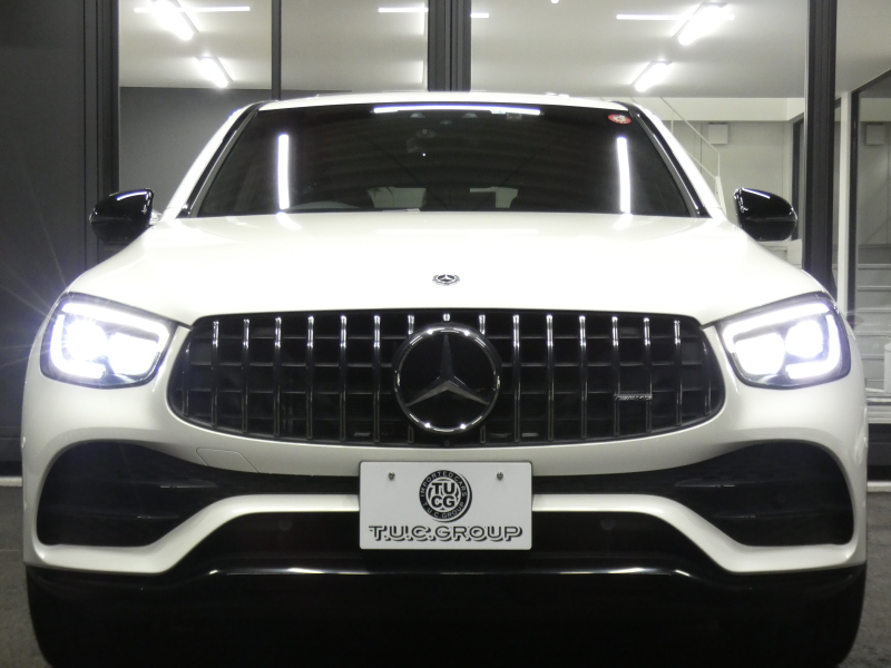 AMG GLCクーペ GLC43 4MATIC ｸｰﾍﾟ ﾚｻﾞｰｴｸｽｸﾙｰｼﾌﾞ&ﾚｰﾀﾞｰｾｰﾌﾃｨPKG　後期 390ps meｺﾈｸﾄ 赤黒革 ｻﾝﾙｰﾌ MBUXﾅﾋﾞ 地ﾃﾞｼﾞ 360ｶﾒﾗ ﾍｯﾄﾞｱｯﾌﾟD Burmester ｴｱﾊﾞﾗﾝｽPKG ﾏﾙﾁﾋﾞｰﾑLEDﾍｯﾄﾞﾗｲﾄ AMGｴｱﾛ/20ｲﾝﾁAW　2年保証付