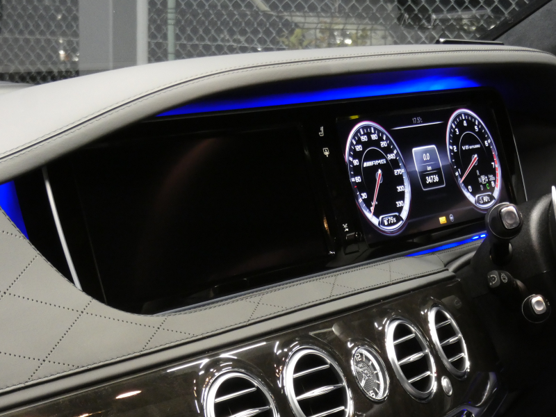 AMG Sクラス S63 AMG ﾛﾝｸﾞ ｼｮｰﾌｧｰ&ﾚｰﾀﾞｰｾｰﾌﾃｨPKG　585ps ﾅｯﾊﾟ革ｼｰﾄ/前後ﾍﾞﾝﾁﾚｰﾀｰ&ﾋｰﾀｰ&ﾏｯｻｰｼﾞ ﾅﾋﾞ 地ﾃﾞｼﾞ 360ｶﾒﾗ ﾘｱｴﾝﾀｰﾃｲﾝﾒﾝﾄ Burmester ﾅｲﾄﾋﾞｭｰｱｼｽﾄ AMGｴｱﾛ 後期S63用20AW　2年保証付