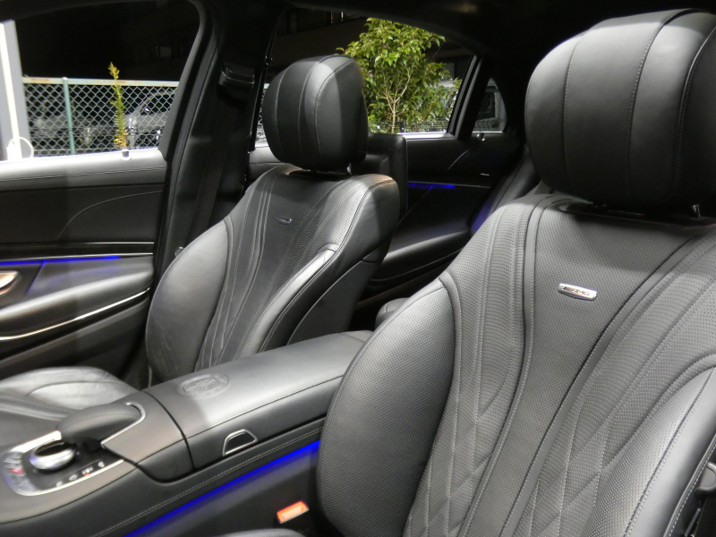 AMG Sクラス S63 AMG ﾛﾝｸﾞ ｼｮｰﾌｧｰ&ﾚｰﾀﾞｰｾｰﾌﾃｨPKG　585ps ﾅｯﾊﾟ革ｼｰﾄ/前後ﾍﾞﾝﾁﾚｰﾀｰ&ﾋｰﾀｰ&ﾏｯｻｰｼﾞ ﾅﾋﾞ 地ﾃﾞｼﾞ 360ｶﾒﾗ ﾘｱｴﾝﾀｰﾃｲﾝﾒﾝﾄ Burmester ﾅｲﾄﾋﾞｭｰｱｼｽﾄ AMGｴｱﾛ 後期S63用20AW　2年保証付