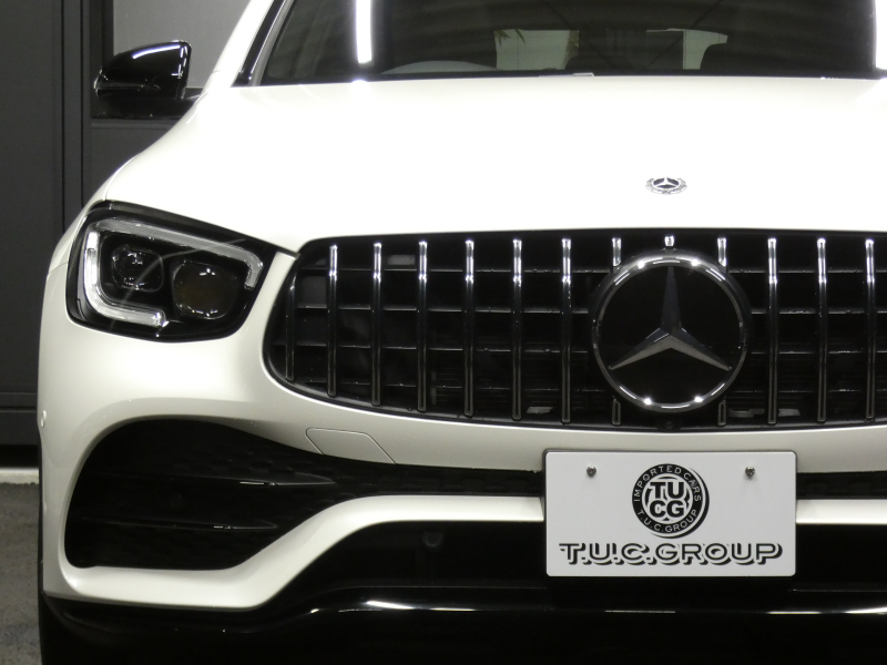 AMG GLCクーペ GLC43 4MATIC ｸｰﾍﾟ ﾚｻﾞｰｴｸｽｸﾙｰｼﾌﾞ&ﾚｰﾀﾞｰｾｰﾌﾃｨPKG　後期 390ps meｺﾈｸﾄ 黒革 ｻﾝﾙｰﾌ MBUXﾅﾋﾞ 地ﾃﾞｼﾞ 360ｶﾒﾗ ﾍｯﾄﾞｱｯﾌﾟD Burmester ｴｱﾊﾞﾗﾝｽPKG 前後ﾄﾞﾗﾚｺ ﾏﾙﾁﾋﾞｰﾑLEDﾍｯﾄﾞﾗｲﾄ AMGｴｱﾛ/20ｲﾝﾁAW　2年保証付