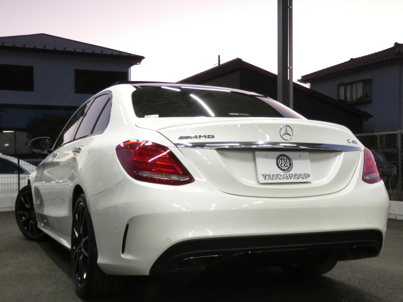 AMG Cクラス C43 4MATIC ｴｸｽｸﾙｰｼﾌﾞ&ﾚｰﾀﾞｰｾｰﾌﾃｨPKG　9速AT AMGｴｱﾛ&19ｲﾝﾁｱﾙﾐ 黒本革 ﾊﾟﾉﾗﾏｻﾝﾙｰﾌ HDDﾅﾋﾞ 地ﾃﾞｼﾞ ﾊﾞｯｸｶﾒﾗ Burmester ﾊﾟﾌｭｰﾑｱﾄﾏｲｻﾞｰ ﾍｯﾄﾞｱｯﾌﾟD LEDﾍｯﾄﾞﾗｲﾄ　2年保証付