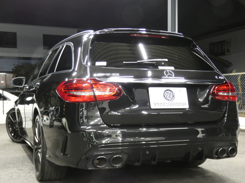 AMG Cクラス C43 4MATIC ｽﾃｰｼｮﾝﾜｺﾞﾝ ﾚｰﾀﾞｰｾｰﾌﾃｨPKG　後期 390ps meｺﾈｸﾄ 赤本革 ﾊﾟﾉﾗﾏSR HDDﾅﾋﾞ 地ﾃﾞｼﾞ Appleｶｰﾌﾟﾚｲ ﾍｯﾄﾞｱｯﾌﾟD Burmester ｴｱﾊﾞﾗﾝｽPKG ｵｰﾄﾃｰﾙｹﾞｰﾄ ﾏﾙﾁﾋﾞｰﾑLEDﾍｯﾄﾞﾗｲﾄ　2年保証付
