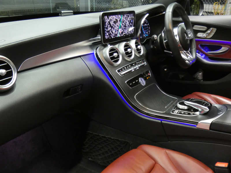 AMG Cクラス C43 4MATIC ｽﾃｰｼｮﾝﾜｺﾞﾝ ﾚｰﾀﾞｰｾｰﾌﾃｨPKG　後期 390ps meｺﾈｸﾄ 赤本革 ﾊﾟﾉﾗﾏSR HDDﾅﾋﾞ 地ﾃﾞｼﾞ Appleｶｰﾌﾟﾚｲ ﾍｯﾄﾞｱｯﾌﾟD Burmester ｴｱﾊﾞﾗﾝｽPKG ｵｰﾄﾃｰﾙｹﾞｰﾄ ﾏﾙﾁﾋﾞｰﾑLEDﾍｯﾄﾞﾗｲﾄ　2年保証付