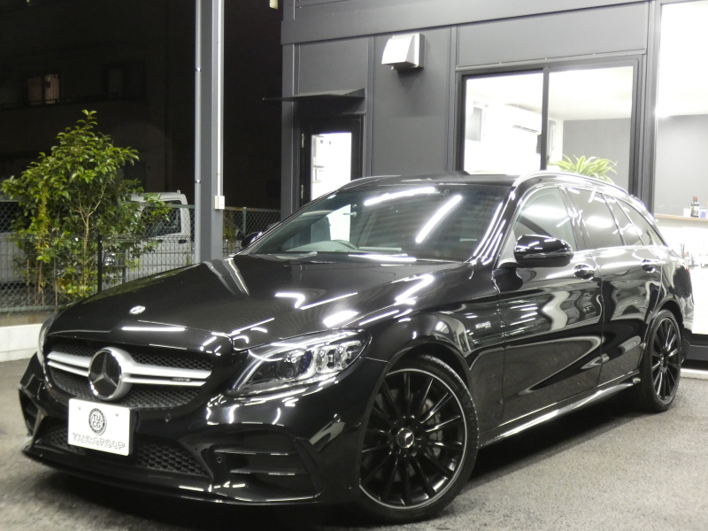 AMG Cクラス C43 4MATIC ｽﾃｰｼｮﾝﾜｺﾞﾝ ﾚｰﾀﾞｰｾｰﾌﾃｨPKG　後期 390ps meｺﾈｸﾄ 赤本革 ﾊﾟﾉﾗﾏSR HDDﾅﾋﾞ 地ﾃﾞｼﾞ Appleｶｰﾌﾟﾚｲ ﾍｯﾄﾞｱｯﾌﾟD Burmester ｴｱﾊﾞﾗﾝｽPKG ｵｰﾄﾃｰﾙｹﾞｰﾄ ﾏﾙﾁﾋﾞｰﾑLEDﾍｯﾄﾞﾗｲﾄ　2年保証付