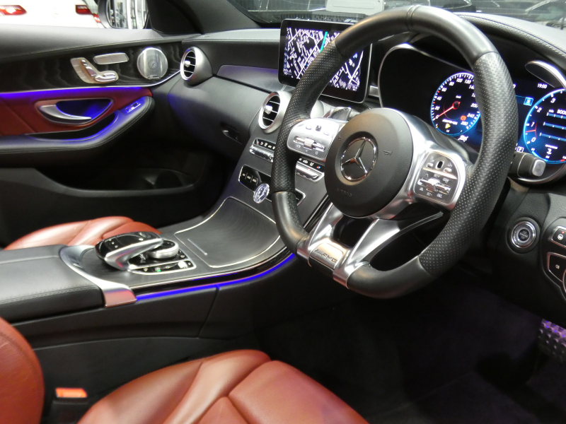 AMG Cクラス C43 4MATIC ｽﾃｰｼｮﾝﾜｺﾞﾝ ﾚｰﾀﾞｰｾｰﾌﾃｨPKG　後期 390ps meｺﾈｸﾄ 赤本革 ﾊﾟﾉﾗﾏSR HDDﾅﾋﾞ 地ﾃﾞｼﾞ Appleｶｰﾌﾟﾚｲ ﾍｯﾄﾞｱｯﾌﾟD Burmester ｴｱﾊﾞﾗﾝｽPKG ｵｰﾄﾃｰﾙｹﾞｰﾄ ﾏﾙﾁﾋﾞｰﾑLEDﾍｯﾄﾞﾗｲﾄ　2年保証付
