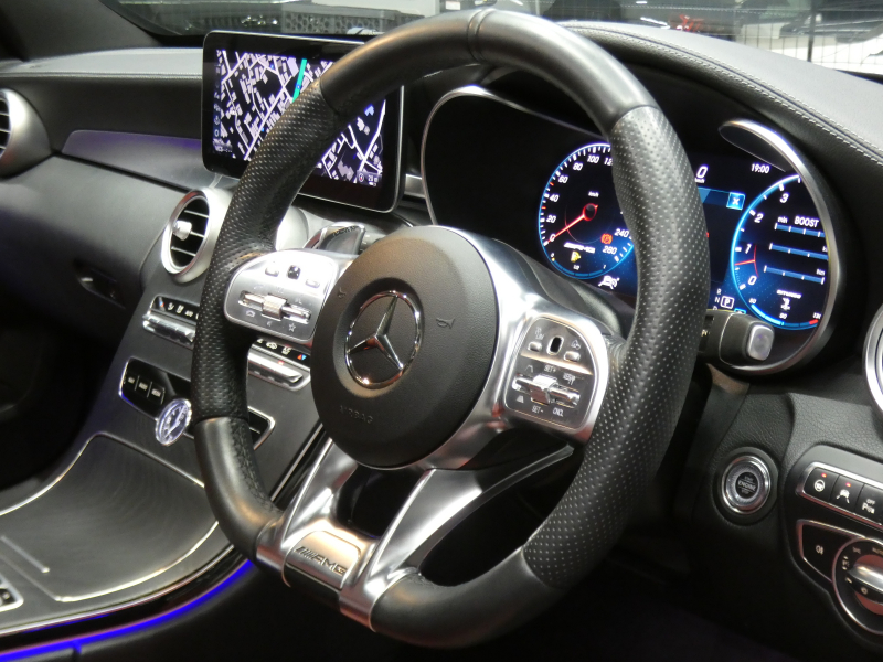 AMG Cクラス C43 4MATIC ｽﾃｰｼｮﾝﾜｺﾞﾝ ﾚｰﾀﾞｰｾｰﾌﾃｨPKG　後期 390ps meｺﾈｸﾄ 赤本革 ﾊﾟﾉﾗﾏSR HDDﾅﾋﾞ 地ﾃﾞｼﾞ Appleｶｰﾌﾟﾚｲ ﾍｯﾄﾞｱｯﾌﾟD Burmester ｴｱﾊﾞﾗﾝｽPKG ｵｰﾄﾃｰﾙｹﾞｰﾄ ﾏﾙﾁﾋﾞｰﾑLEDﾍｯﾄﾞﾗｲﾄ　2年保証付