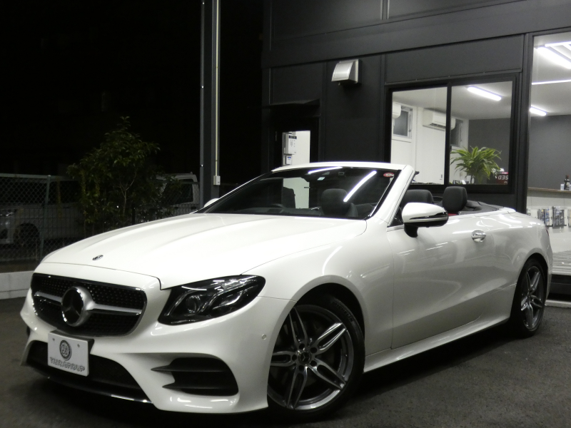 メルセデスベンツ Eクラス E200 ｶﾌﾞﾘｵﾚ ｽﾎﾟｰﾂ ﾚｰﾀﾞｰｾｰﾌﾃｨPKG　meｺﾈｸﾄ AMGｴｱﾛ&19AW ﾀﾞｰｸﾚｯﾄﾞ幌 ﾚｯﾄﾞ/ﾌﾞﾗｯｸ革 ﾋｰﾀｰ&ｴｱｽｶｰﾌ 純正ﾅﾋﾞ 地ﾃﾞｼﾞ Aｶｰﾌﾟﾚｲ 360ｶﾒﾗ ﾄﾞﾗﾚｺ ﾍｯﾄﾞｱｯﾌﾟD Burmester ｴｱﾊﾞﾗﾝｽPKG　2年保証付